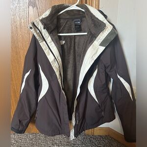The North Face Women’s multi layer jacket coat size M.